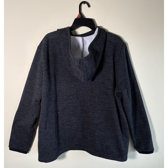 FLX Active Outdoor Hooded Pullover Sweatshirt Heather Charcoal Gray XL - Picture 2 of 12